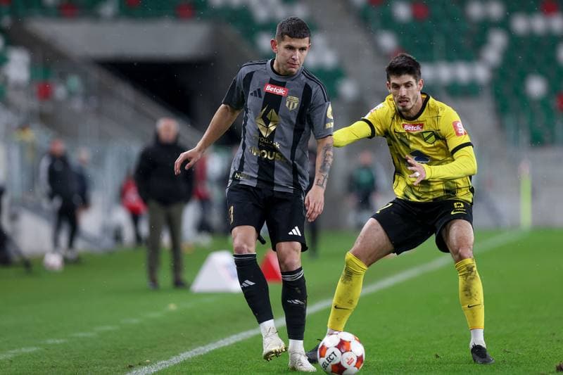 Football. Betclic I liga. Wieczysta Krakow - Pogon Grodzisk Mazowiecki. 27.10.2025