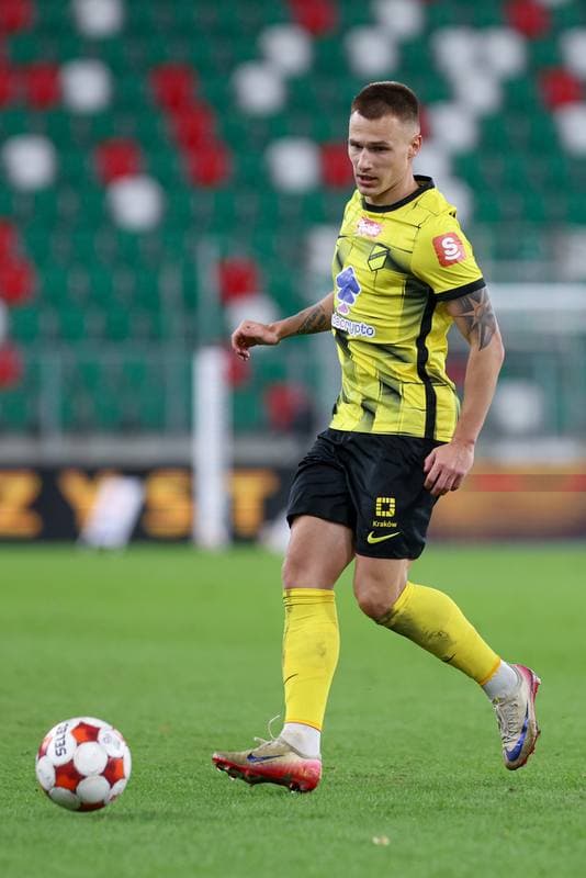 Football. Betclic I liga. Wieczysta Krakow - Pogon Grodzisk Mazowiecki. 27.10.2025