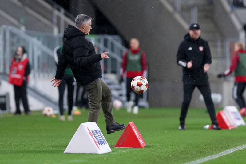 Football. Betclic I liga. Wieczysta Krakow - Pogon Grodzisk Mazowiecki. 27.10.2025