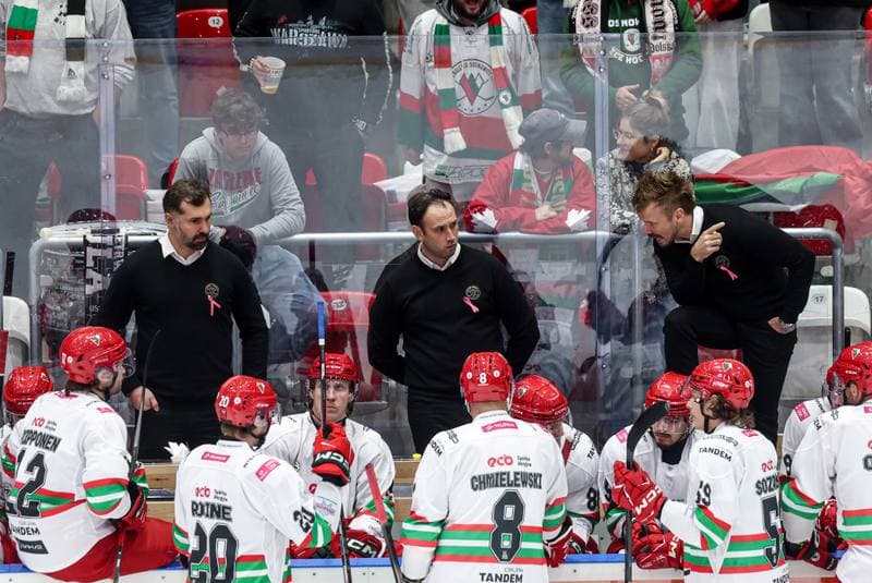 Ice Hockey. Tauron Hokej Liga. ECB Zaglebie Sosnowiec - GKS Katowice. 31.10.2025