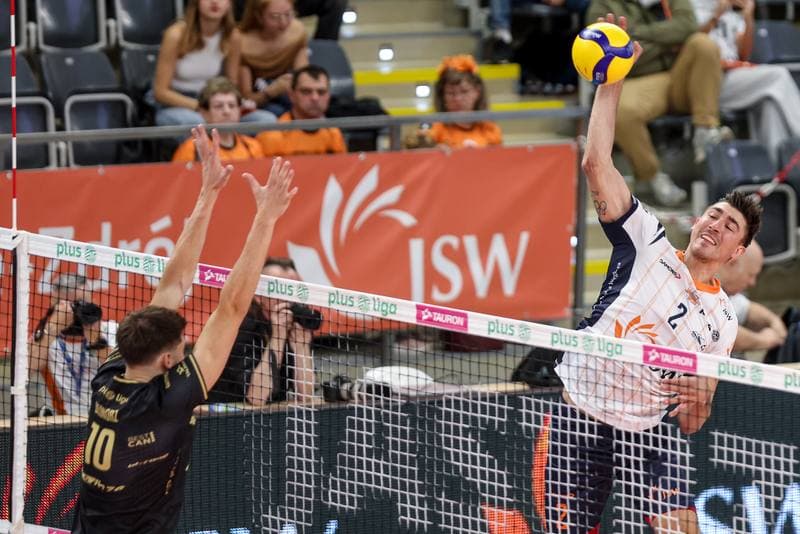 Volleyball. PlusLiga. JWS Jastrzebski Wegiel - PGE Projekt Warszawa. 01.11.2025