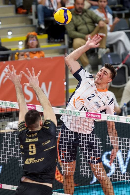Volleyball. PlusLiga. JWS Jastrzebski Wegiel - PGE Projekt Warszawa. 01.11.2025