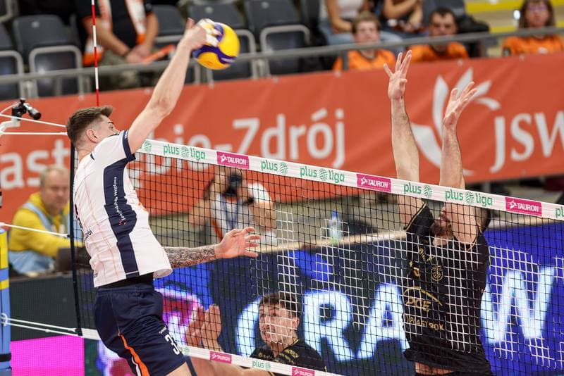 Volleyball. PlusLiga. JWS Jastrzebski Wegiel - PGE Projekt Warszawa. 01.11.2025