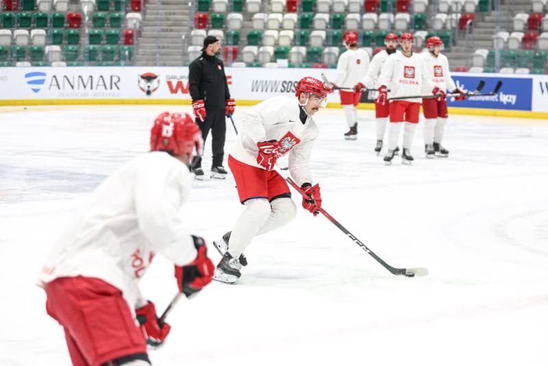 Ice Hockey. Poland national team. Training. 04.11.2025