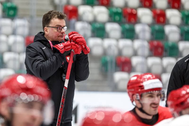 Ice Hockey. Poland national team. Training. 04.11.2025