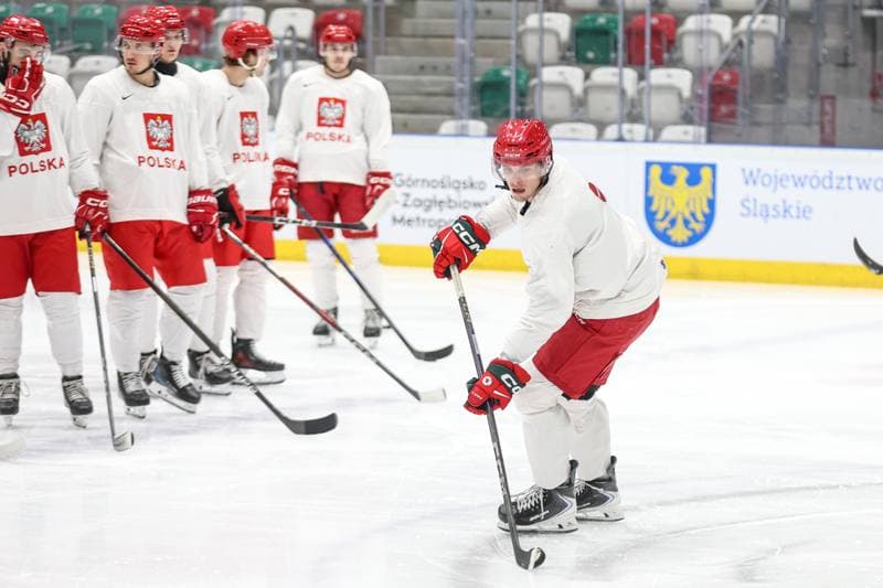 Ice Hockey. Poland national team. Training. 04.11.2025