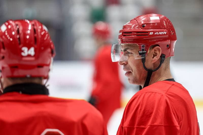 Ice Hockey. Poland national team. Training. 04.11.2025