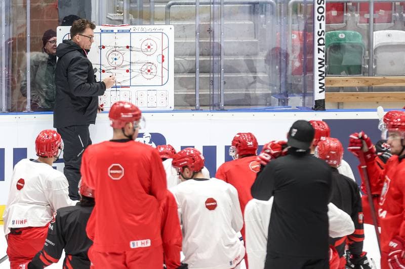 Ice Hockey. Poland national team. Training. 04.11.2025