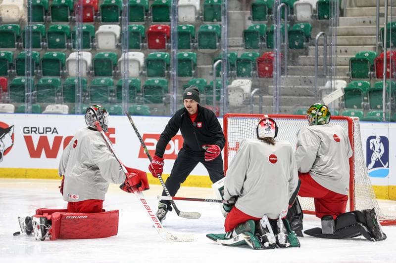 Ice Hockey. Poland national team. Training. 04.11.2025