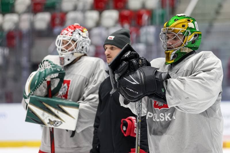 Ice Hockey. Poland national team. Training. 04.11.2025