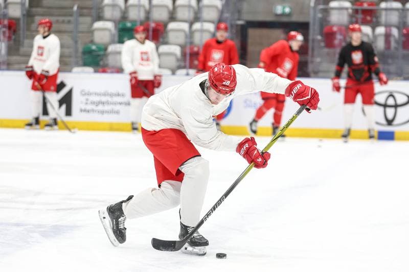 Ice Hockey. Poland national team. Training. 04.11.2025