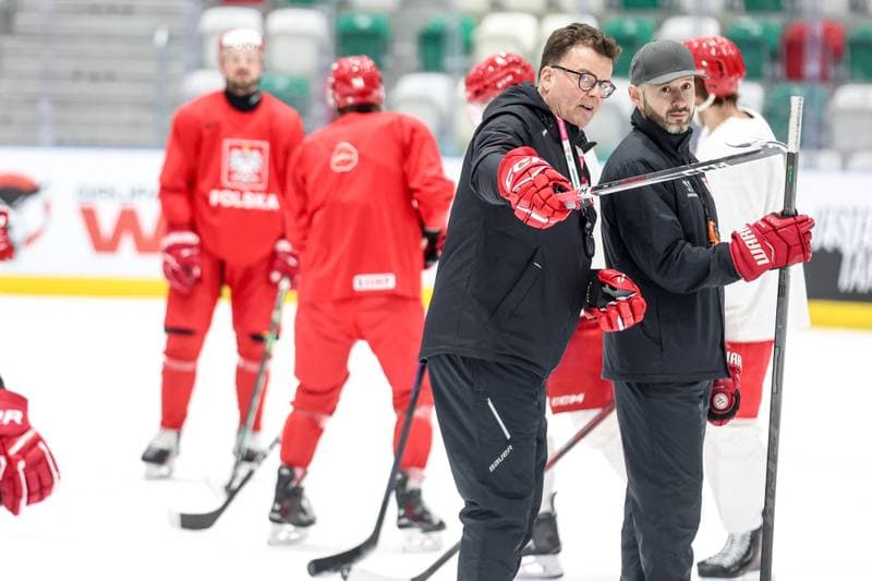 Ice Hockey. Poland national team. Training. 04.11.2025