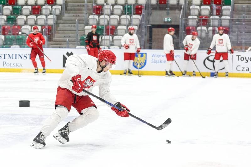 Ice Hockey. Poland national team. Training. 04.11.2025