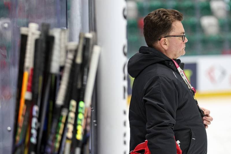 Ice Hockey. Poland national team. Training. 04.11.2025
