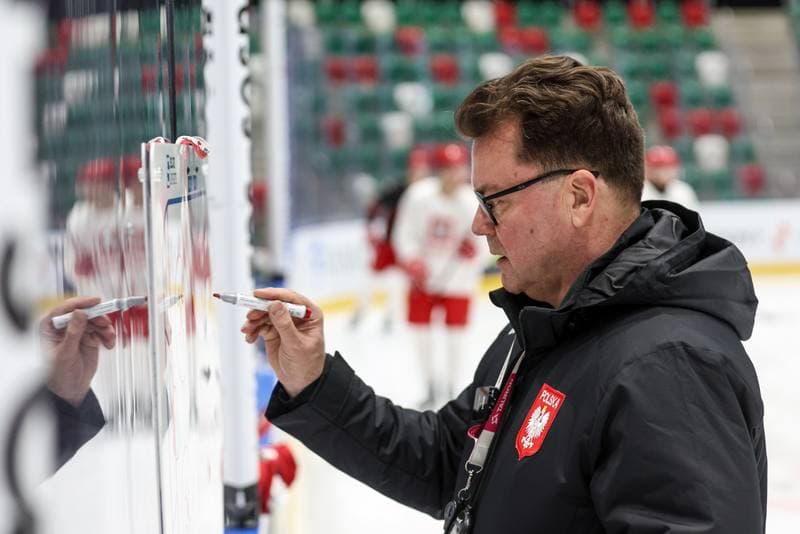Ice Hockey. Poland national team. Training. 04.11.2025