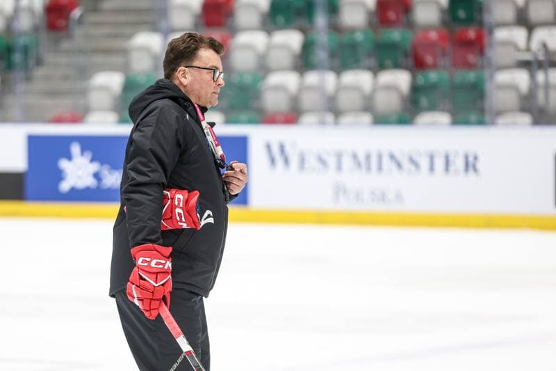 Ice Hockey. Poland national team. Training. 04.11.2025