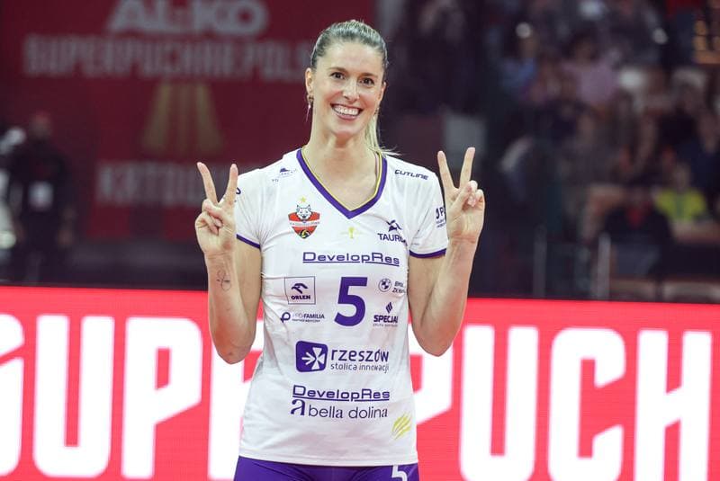 Volleyball. Al-Ko Superpuchar Polski. Developres Rzeszow - LKS Commercecon Lodz. 05.11.2025