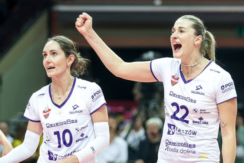 Volleyball. Al-Ko Superpuchar Polski. Developres Rzeszow - LKS Commercecon Lodz. 05.11.2025