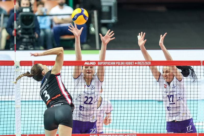 Volleyball. Al-Ko Superpuchar Polski. Developres Rzeszow - LKS Commercecon Lodz. 05.11.2025