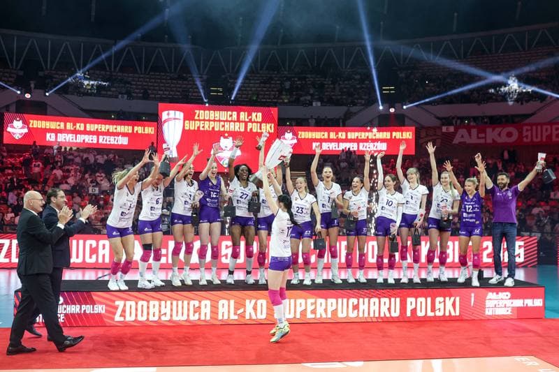 Volleyball. Al-Ko Superpuchar Polski. Developres Rzeszow - LKS Commercecon Lodz. 05.11.2025