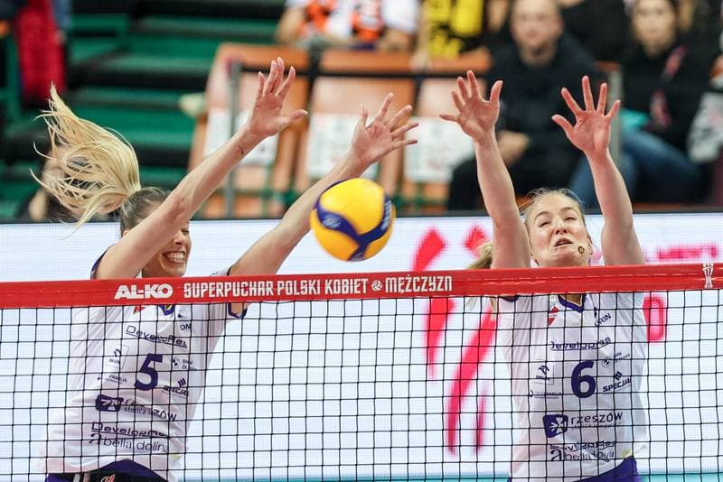 Volleyball. Al-Ko Superpuchar Polski. Developres Rzeszow - LKS Commercecon Lodz. 05.11.2025