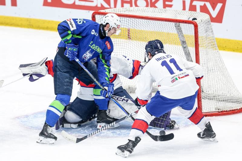 Ice Hockey. IIHF European Cup of Nations. Slovenia - Great Britain. 06.11.2025