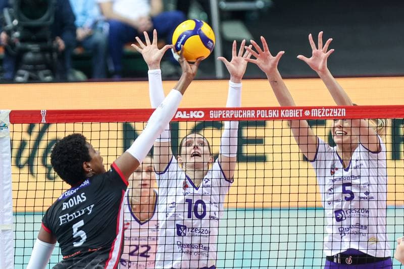 Volleyball. Al-Ko Superpuchar Polski. Developres Rzeszow - LKS Commercecon Lodz. 05.11.2025