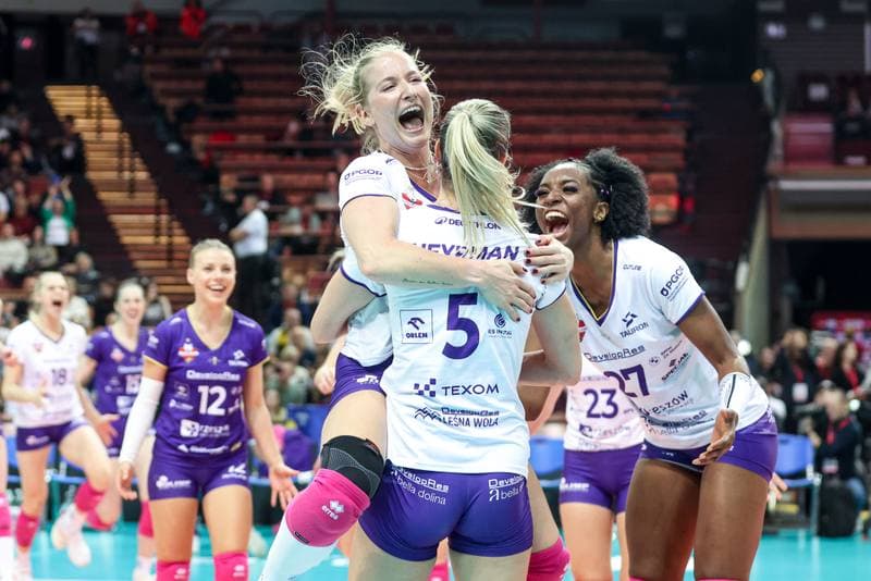 Volleyball. Al-Ko Superpuchar Polski. Developres Rzeszow - LKS Commercecon Lodz. 05.11.2025
