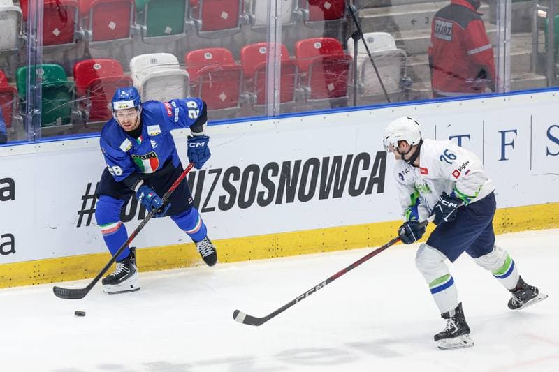 Ice Hockey. IIHF European Cup of Nations. Italy - Slovenia. 08.11.2025