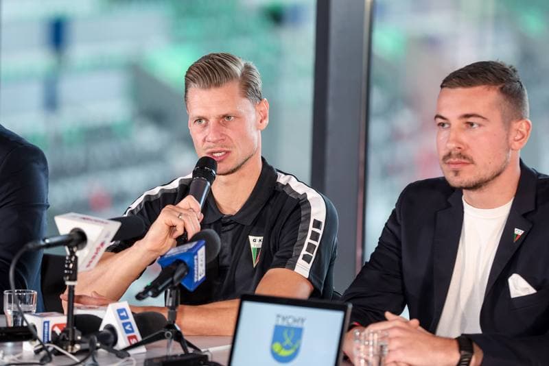 Football. GKS Tychy. Press Conference. 13.11.2025