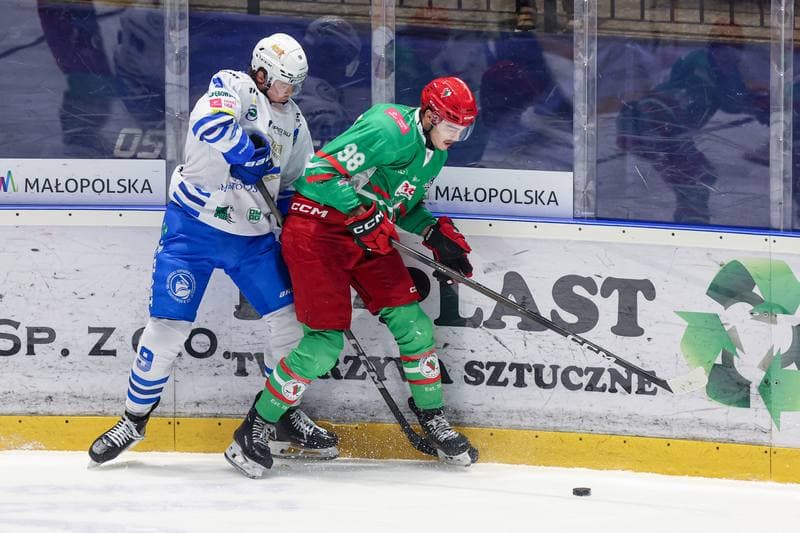 Ice Hockey. Tauron Hokej Liga. KS Unia Oswiecim - ECB Zaglebie Sosnowiec. 14.11.2025