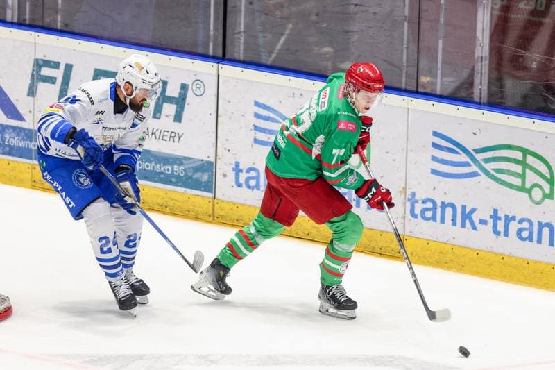 Ice Hockey. Tauron Hokej Liga. KS Unia Oswiecim - ECB Zaglebie Sosnowiec. 14.11.2025