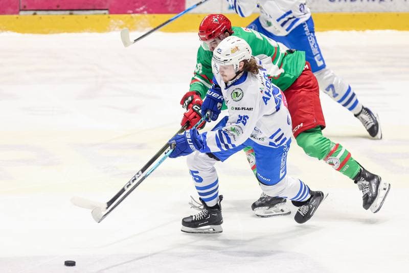 Ice Hockey. Tauron Hokej Liga. KS Unia Oswiecim - ECB Zaglebie Sosnowiec. 14.11.2025