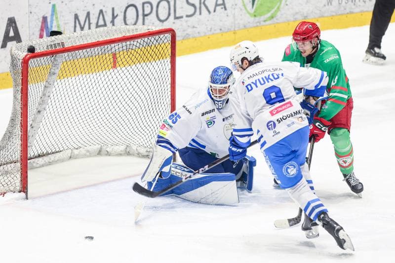 Ice Hockey. Tauron Hokej Liga. KS Unia Oswiecim - ECB Zaglebie Sosnowiec. 14.11.2025