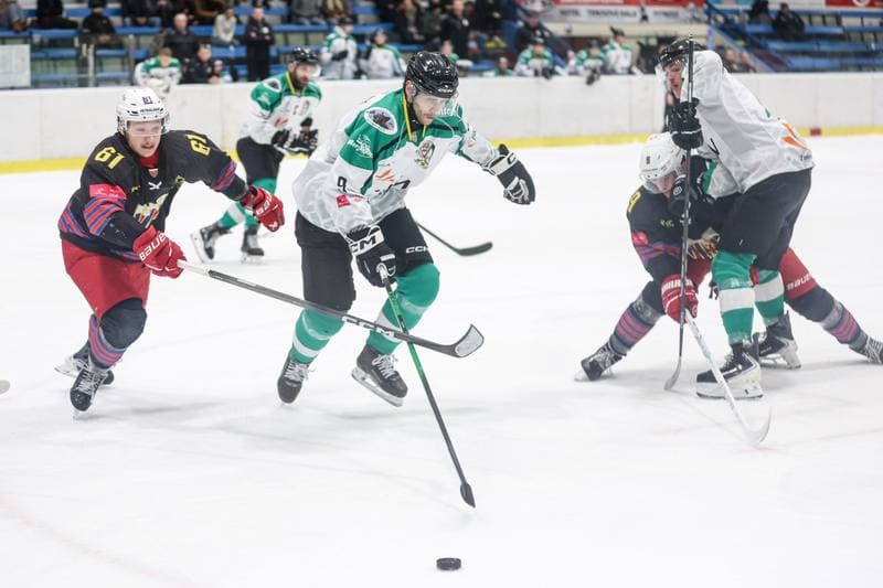 Ice Hockey. Tauron Hokej Liga. JKH GKS Jastrzebie - BS Polonia Bytom. 16.11.2025