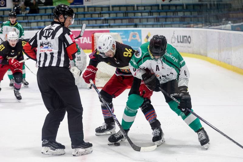 Ice Hockey. Tauron Hokej Liga. JKH GKS Jastrzebie - BS Polonia Bytom. 16.11.2025