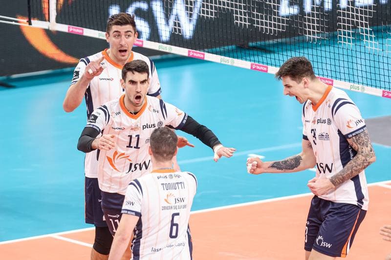 Volleyball. PlusLiga. JSW Jastrzebski Wegiel - Bogdanka LUK Lublin. 19.11.2025