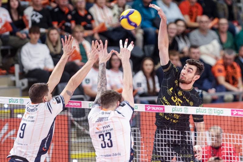 Volleyball. PlusLiga. JSW Jastrzebski Wegiel - Bogdanka LUK Lublin. 19.11.2025