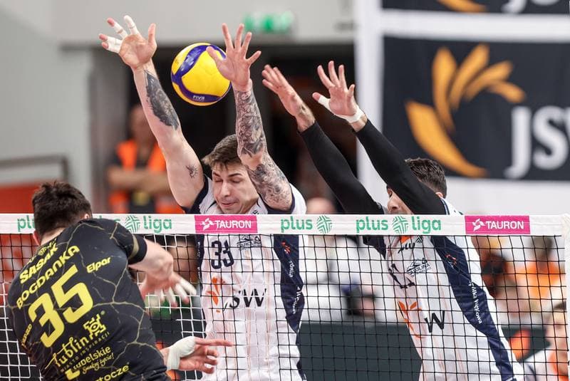 Volleyball. PlusLiga. JSW Jastrzebski Wegiel - Bogdanka LUK Lublin. 19.11.2025