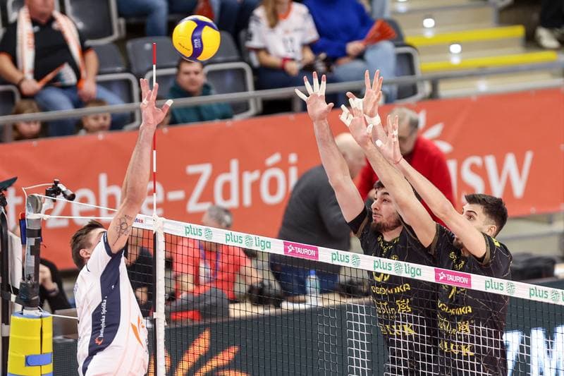 Volleyball. PlusLiga. JSW Jastrzebski Wegiel - Bogdanka LUK Lublin. 19.11.2025