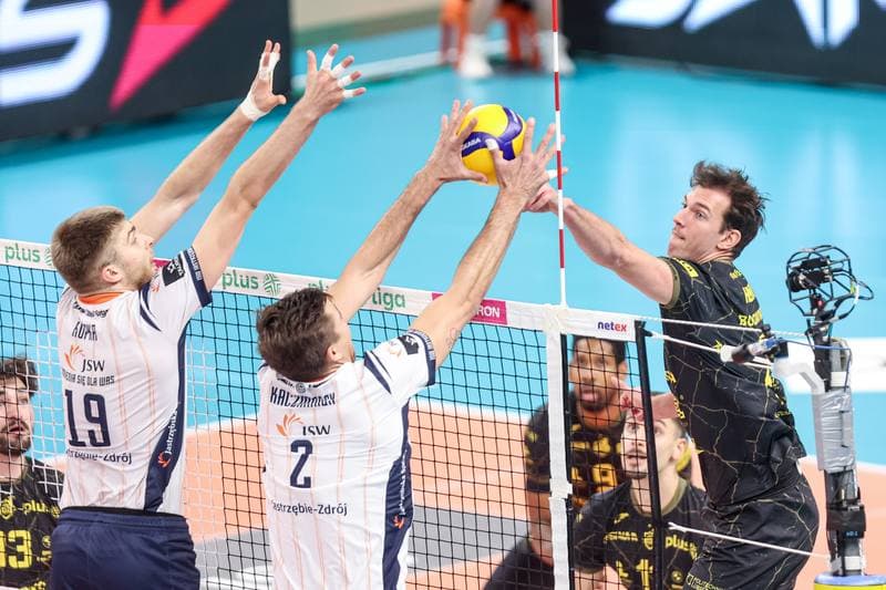 Volleyball. PlusLiga. JSW Jastrzebski Wegiel - Bogdanka LUK Lublin. 19.11.2025