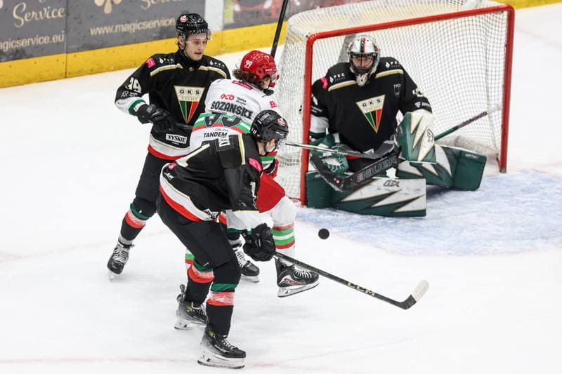 Ice Hockey. Tauron Hokej Liga. ECB Zaglebie Sosnowiec - GKS Tychy. 02.12.2025