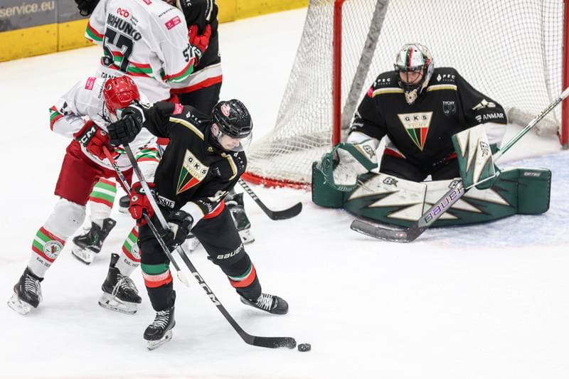 Ice Hockey. Tauron Hokej Liga. ECB Zaglebie Sosnowiec - GKS Tychy. 02.12.2025