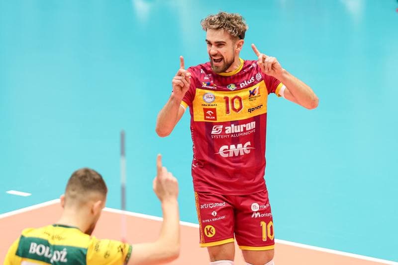 Volleyball. PlusLiga. Aluron CMC Warta Zawiercie - Slepsk Malow Suwalki. 06.12.2025