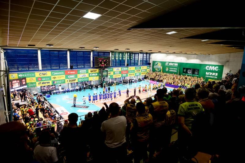Volleyball. PlusLiga. Aluron CMC Warta Zawiercie - Slepsk Malow Suwalki. 06.12.2025