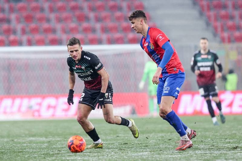 Football. Betclic I liga. GKS Tychy - Odra Opole. 16.02.2026