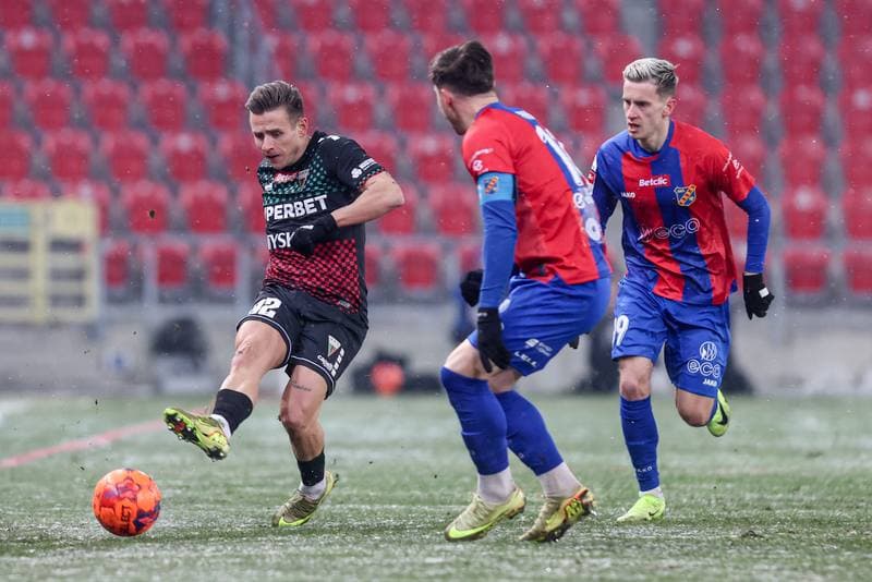 Football. Betclic I liga. GKS Tychy - Odra Opole. 16.02.2026