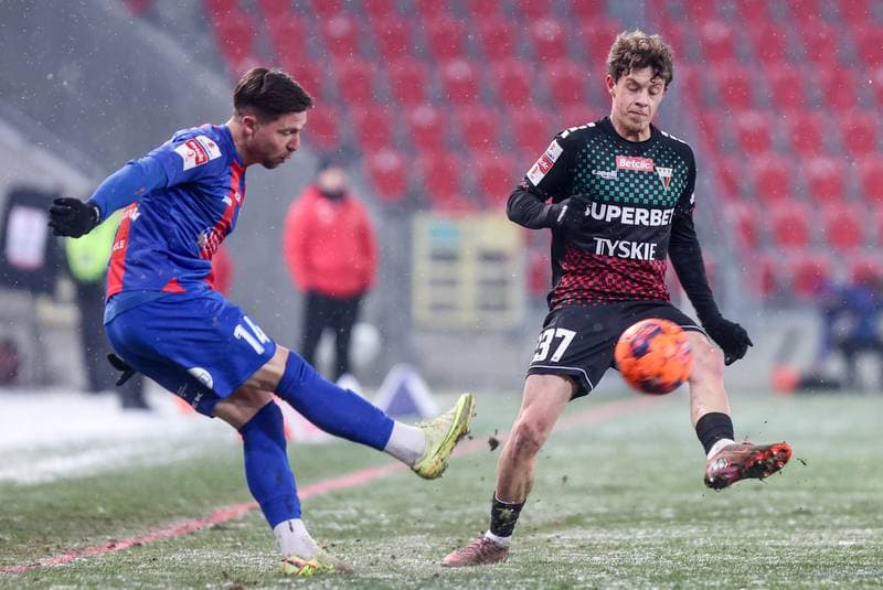 Football. Betclic I liga. GKS Tychy - Odra Opole. 16.02.2026