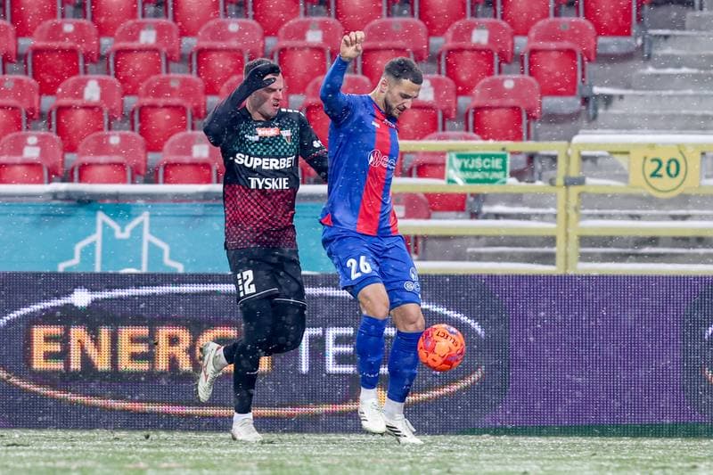 Football. Betclic I liga. GKS Tychy - Odra Opole. 16.02.2026