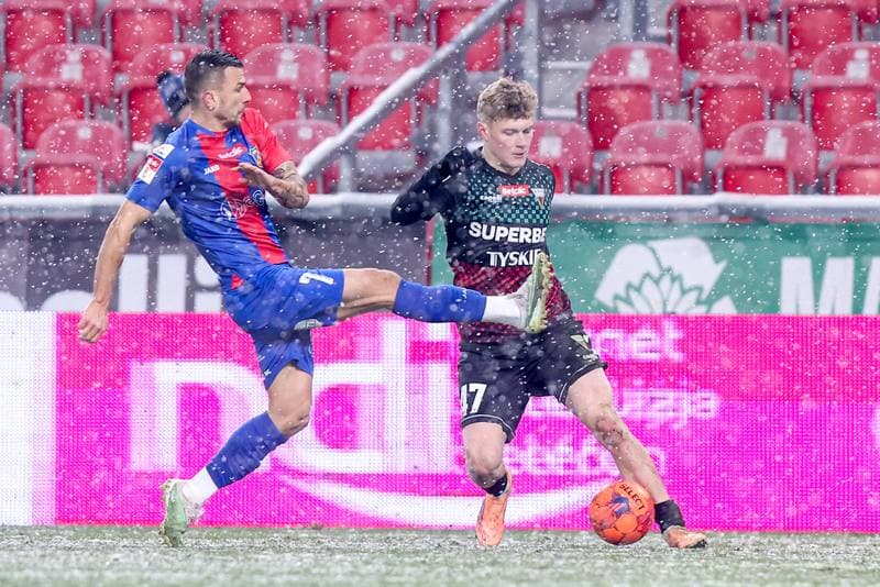 Football. Betclic I liga. GKS Tychy - Odra Opole. 16.02.2026